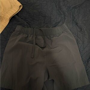 Hollister Black Quilted Shorts